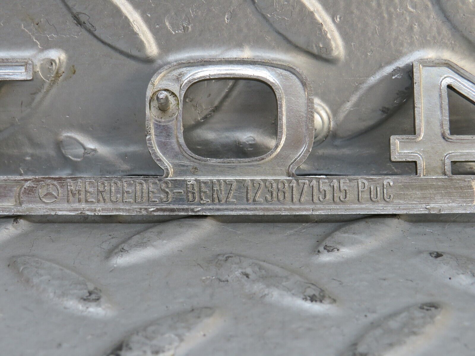 28336 Mercedes-Benz S123 240TD Wagon Trunk Badge Emblem 1238171515