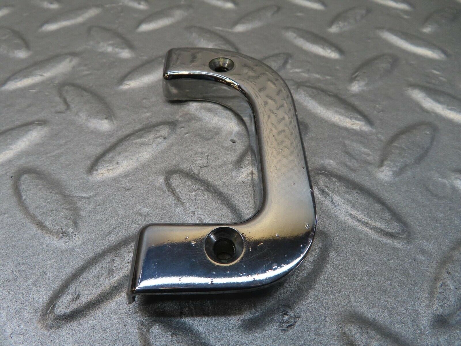 16039 Mercedes-Benz W123 280E Left Interior Chrome Door Latch Trim 1237230124