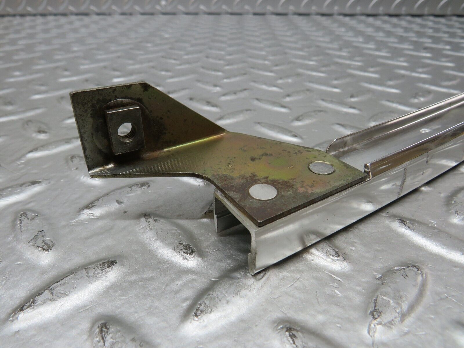 27124 Mercedes-Benz W123 280E Rear Right Door Chrome Window Channel