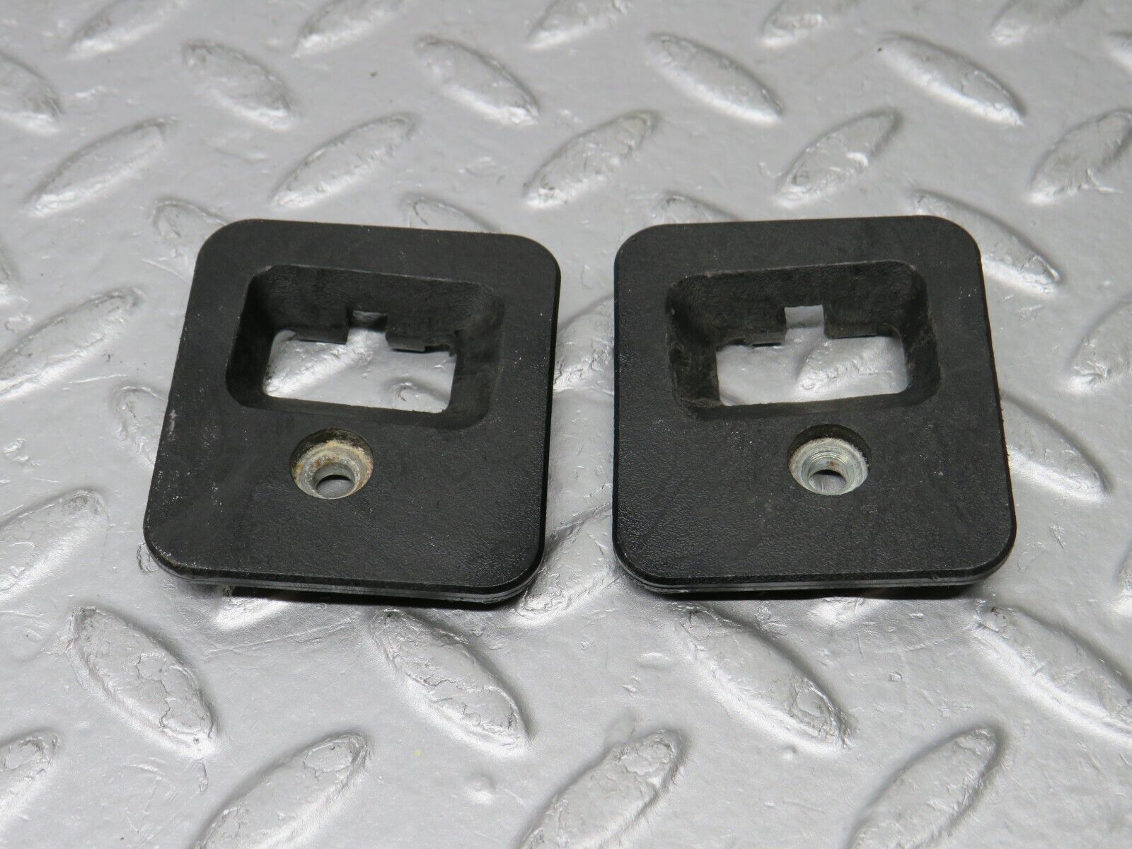 38346 Mercedes-Benz R129 280SL Coupe Roof Lock Cover Trim Pair 1296901130 1296901230