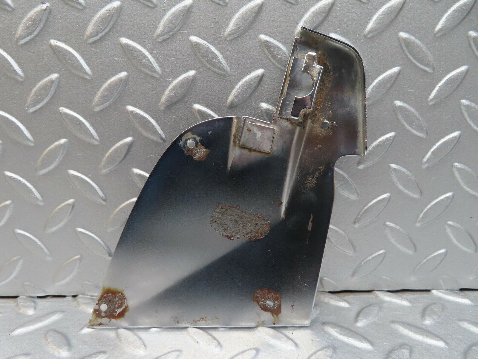 13975 Mercedes-Benz C107 280SLC B Pillar Chrome Cover Plate Left Side