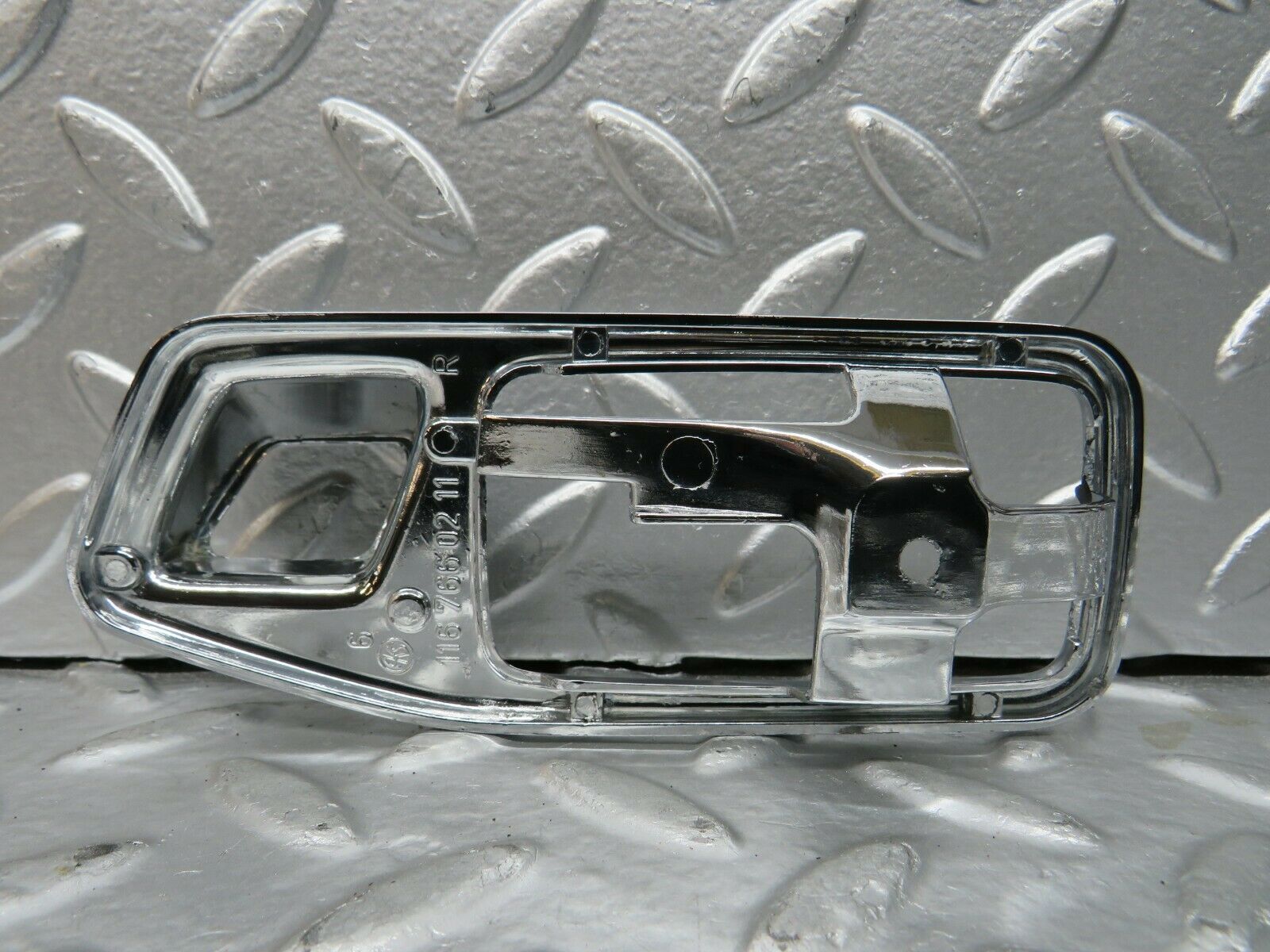 23966 Mercedes-Benz W123 280E Right Door Chrome Handle Surround 1167660211