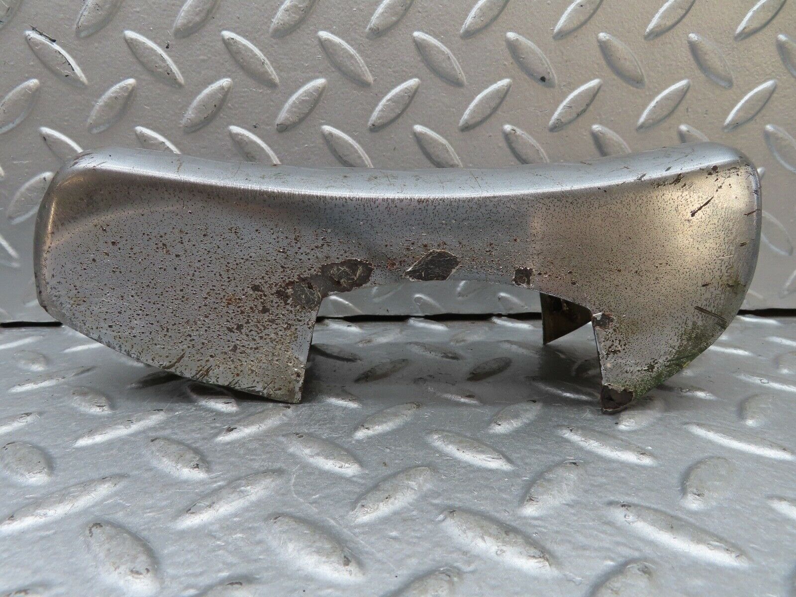 18759 Mercedes-Benz W120 W121 Ponton Front Bumper Chrome Overriders Pair