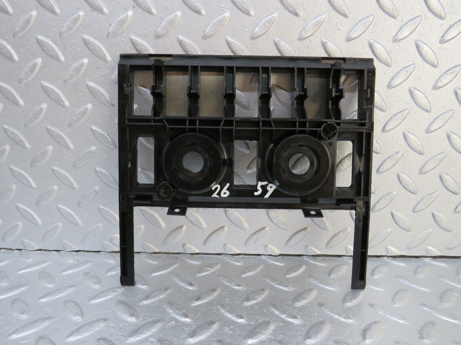 37001 Mercedes-Benz C126 420SEC Coupe Heater Control Panel Wood Trim 1266830375