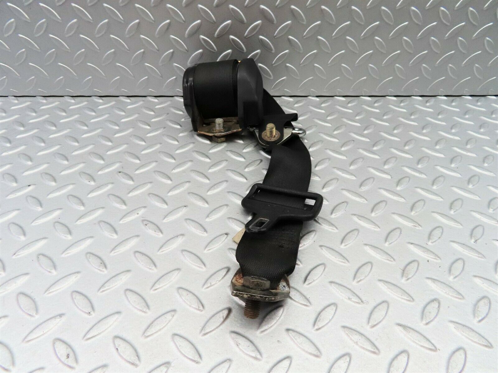 6188 Mercedes-Benz W126 380SE Rear Left Seat Belt Passenger Side 1268600585