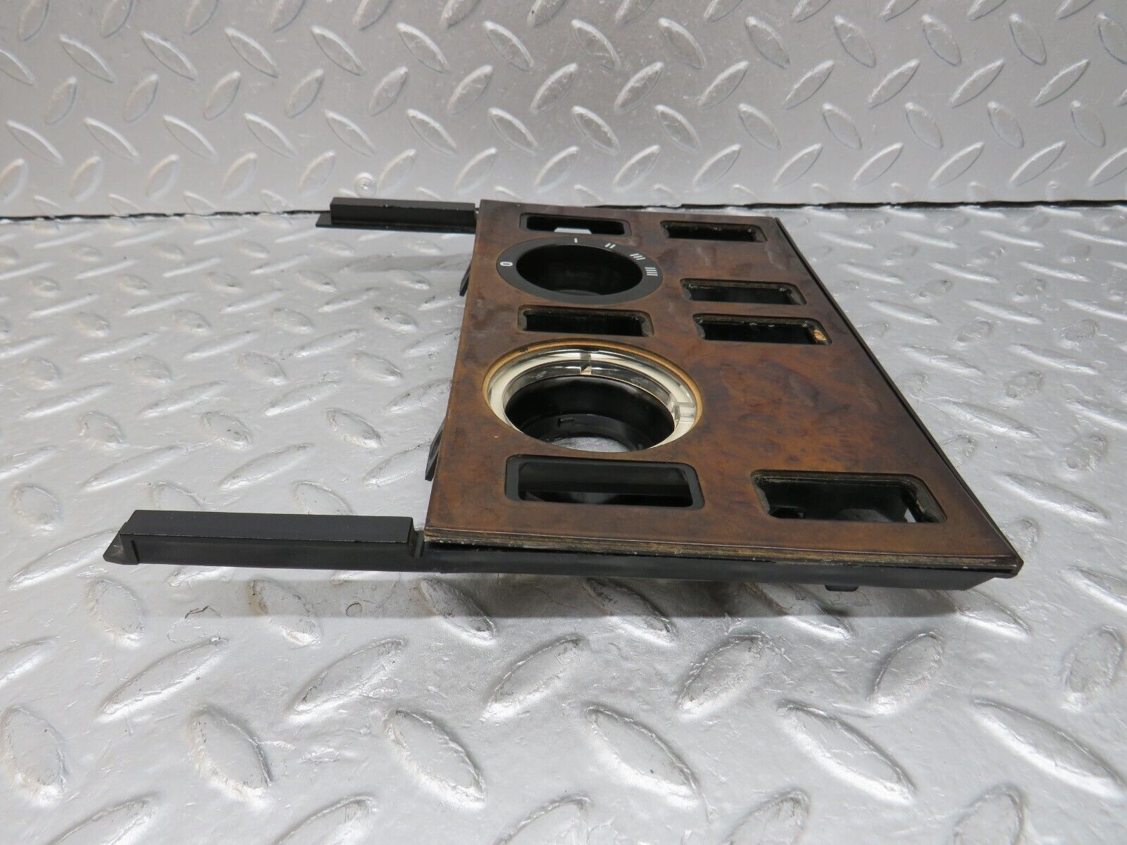 36001 Mercedes-Benz W126 420SE Heater Control Panel Wood Trim 1266830375