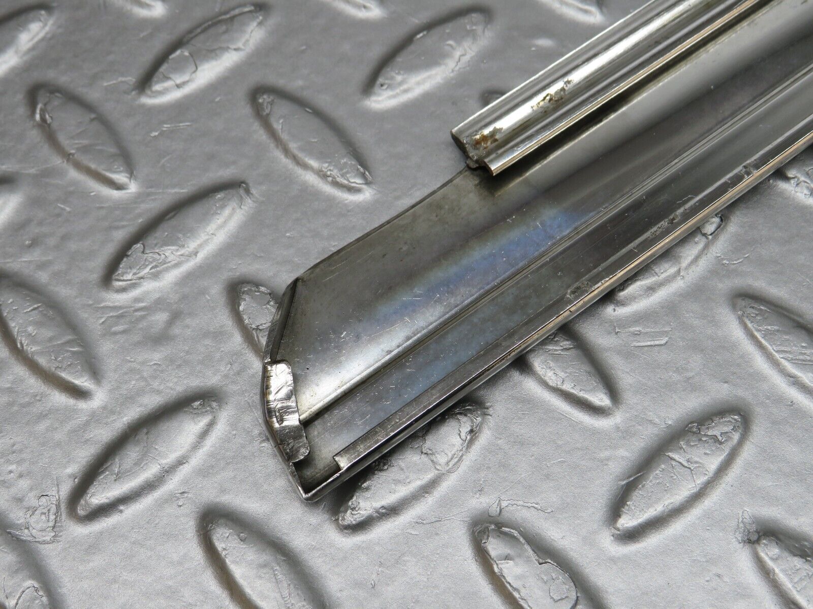 40272 Mercedes-Benz W110 230 Rear Left Door Chrome Moulding Trim