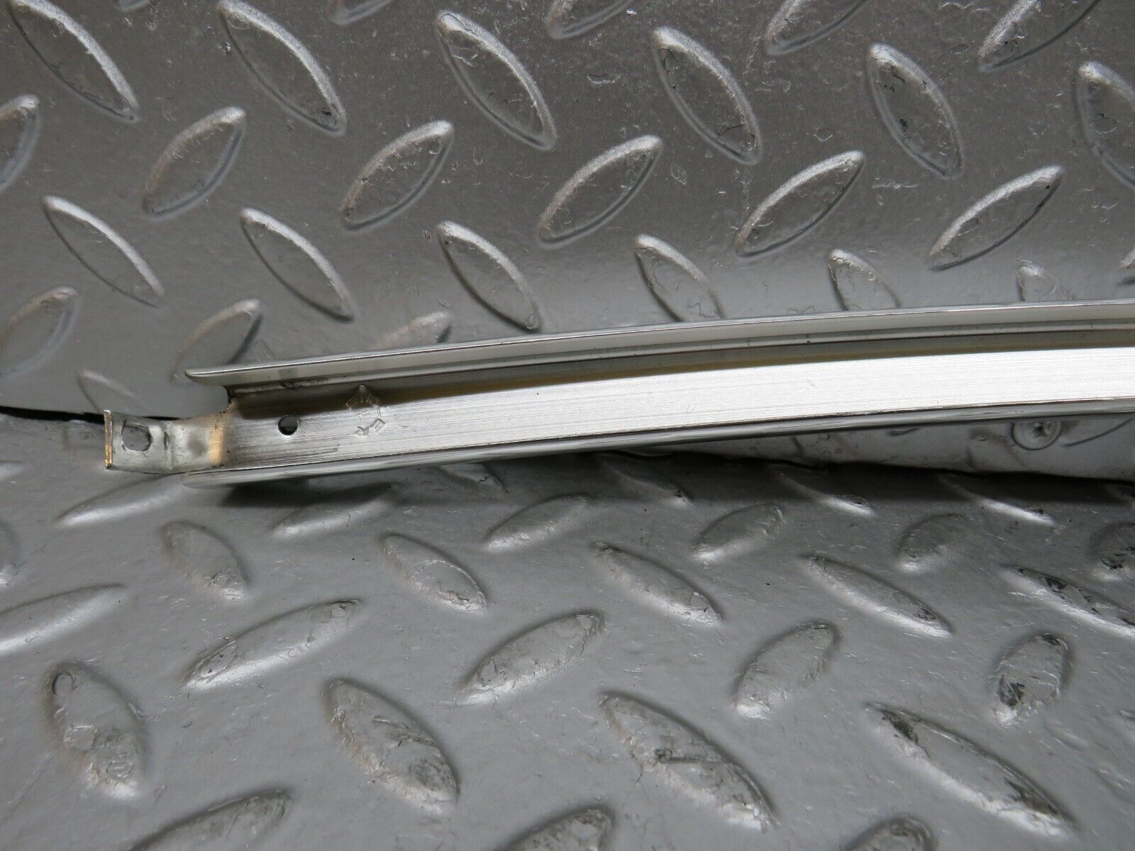 32086 Mercedes-Benz W123 230E Rear Left Chrome Window Channel