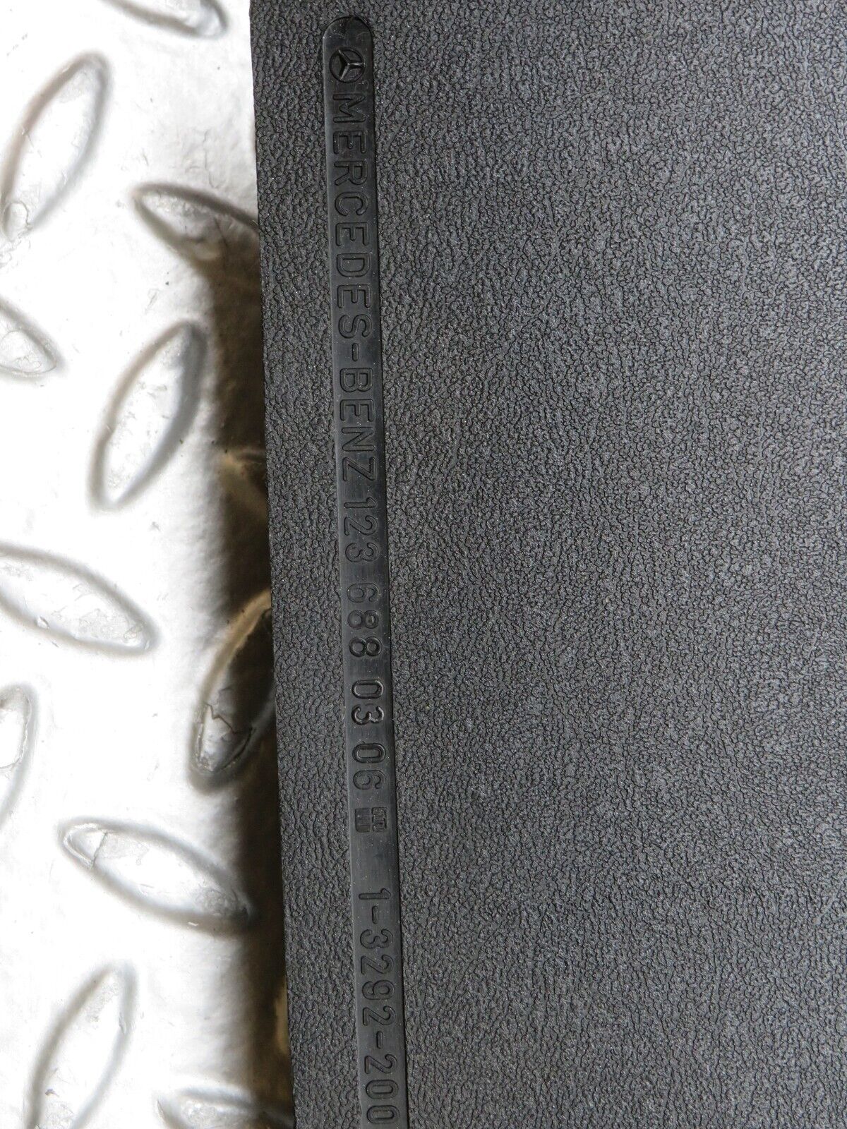 28032 Mercedes-Benz W123 280E Kick Panel Trim Left Side Black 1236880306