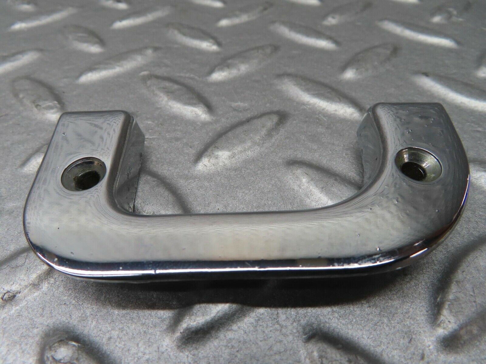 13554 Mercedes-Benz W123 200 Left Interior Chrome Door Latch Trim 1237230124