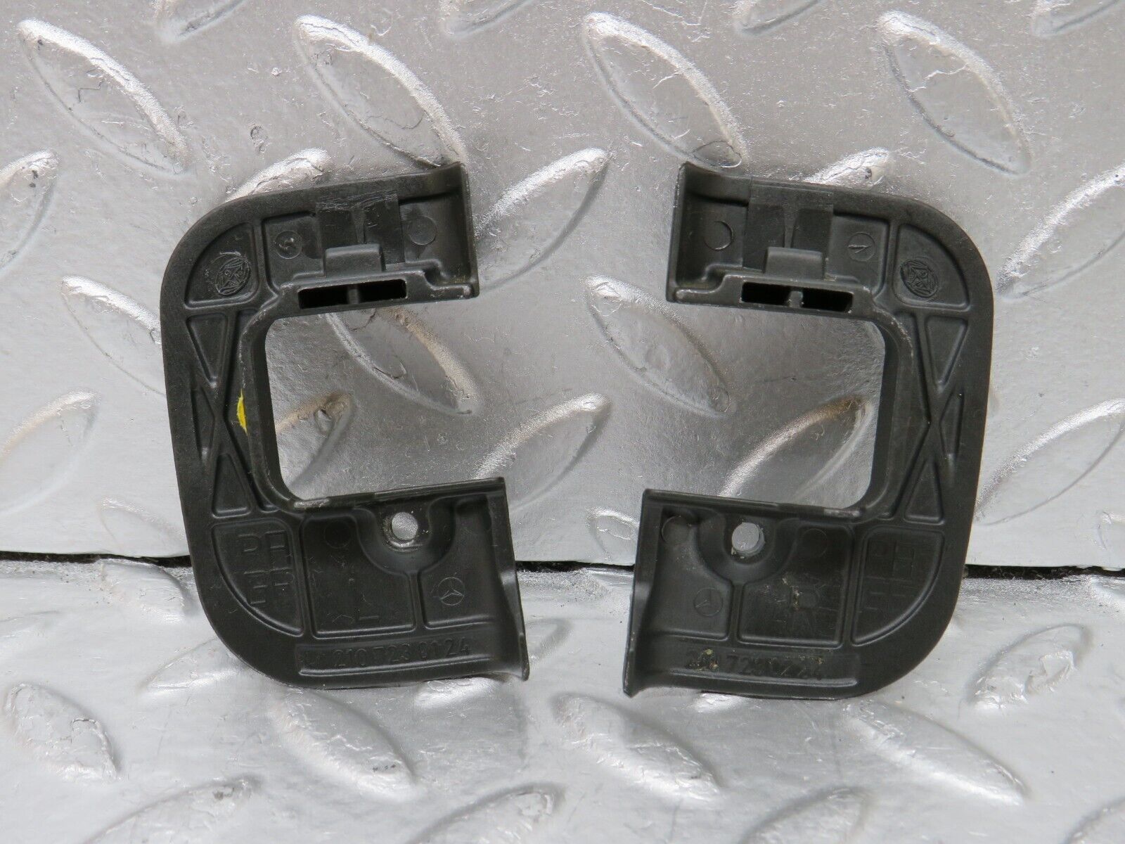 34740 Mercedes-Benz W210 320E Door Lock Cover Pair 2107230124 2107230224