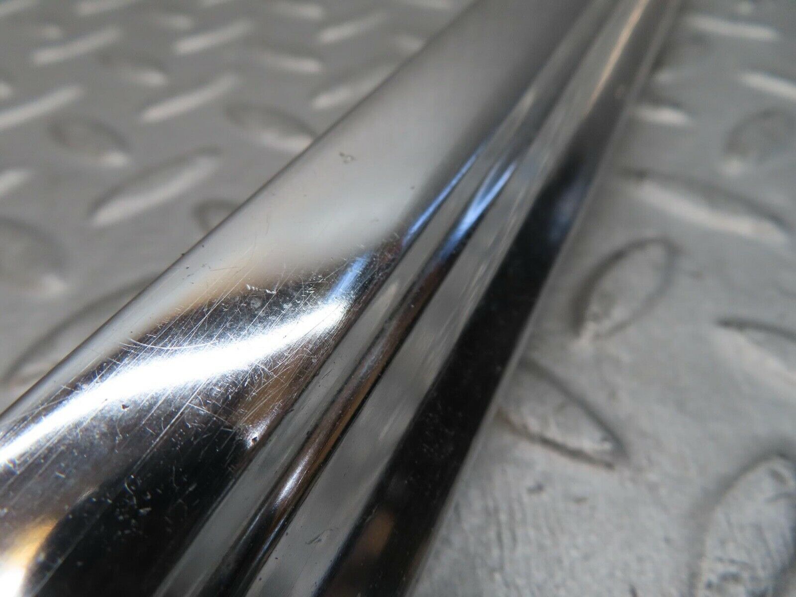 12356 Mercedes-Benz W108 280SE 3.5 Rear Left Door Chrome Moulding Trim