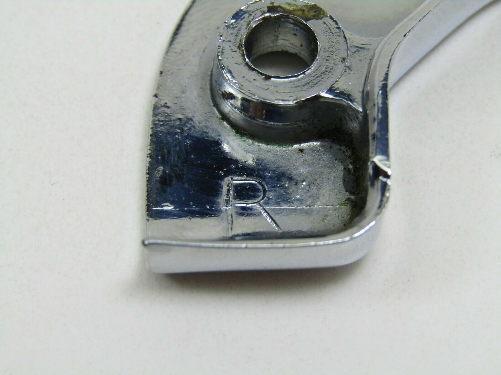 2120 Mercedes-Benz W116 350SE Right Chrome Door Latch Trim