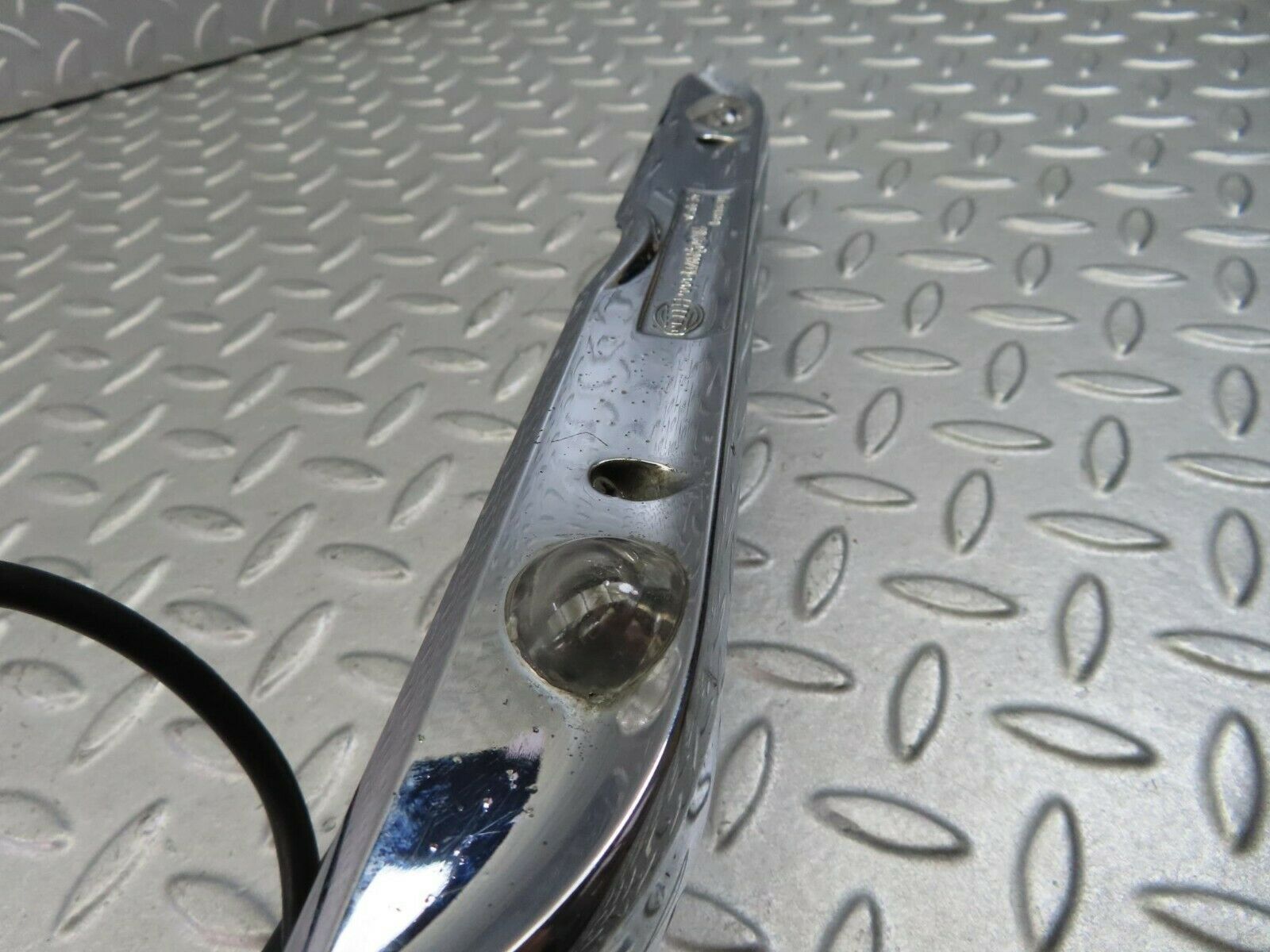 8181 Mercedes-Benz W108 number Plate Light Trunk Lid Chrome