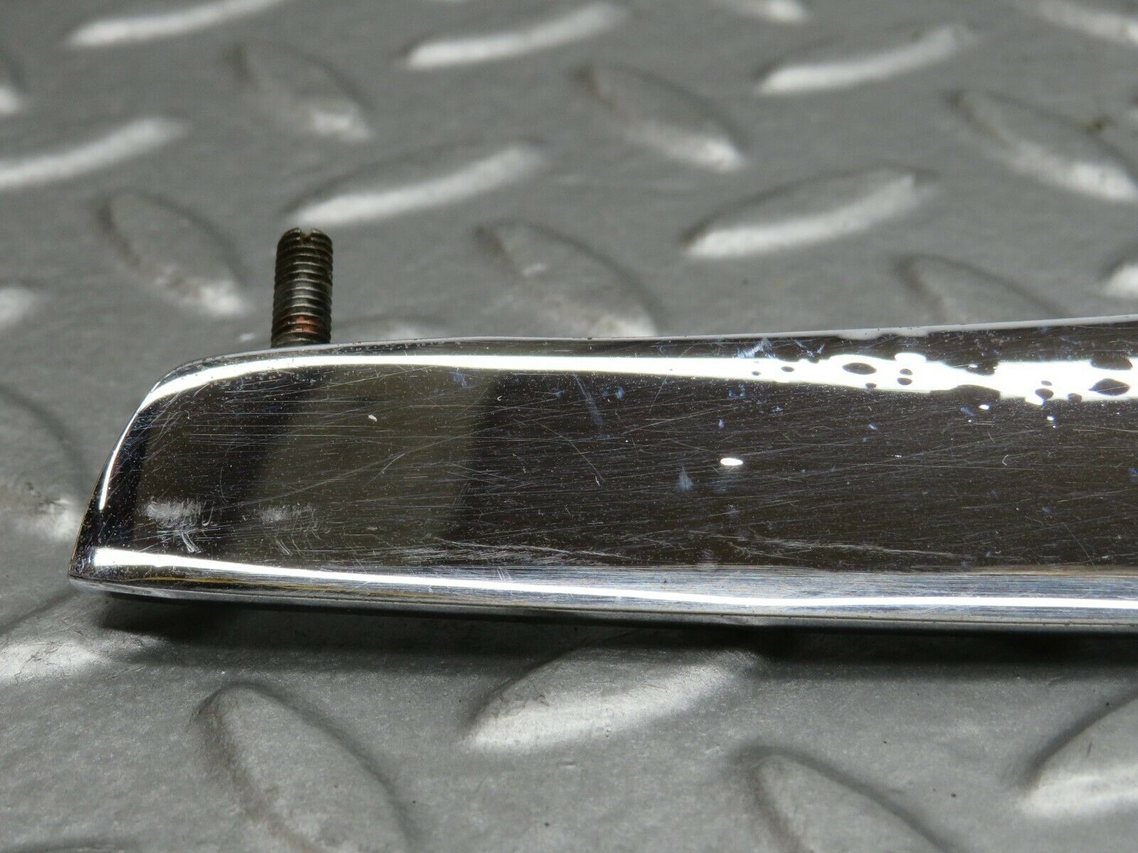 22735 Mercedes-Benz C107 450SLC Trunk Chrome Handle Pair 1076901380 1076901480