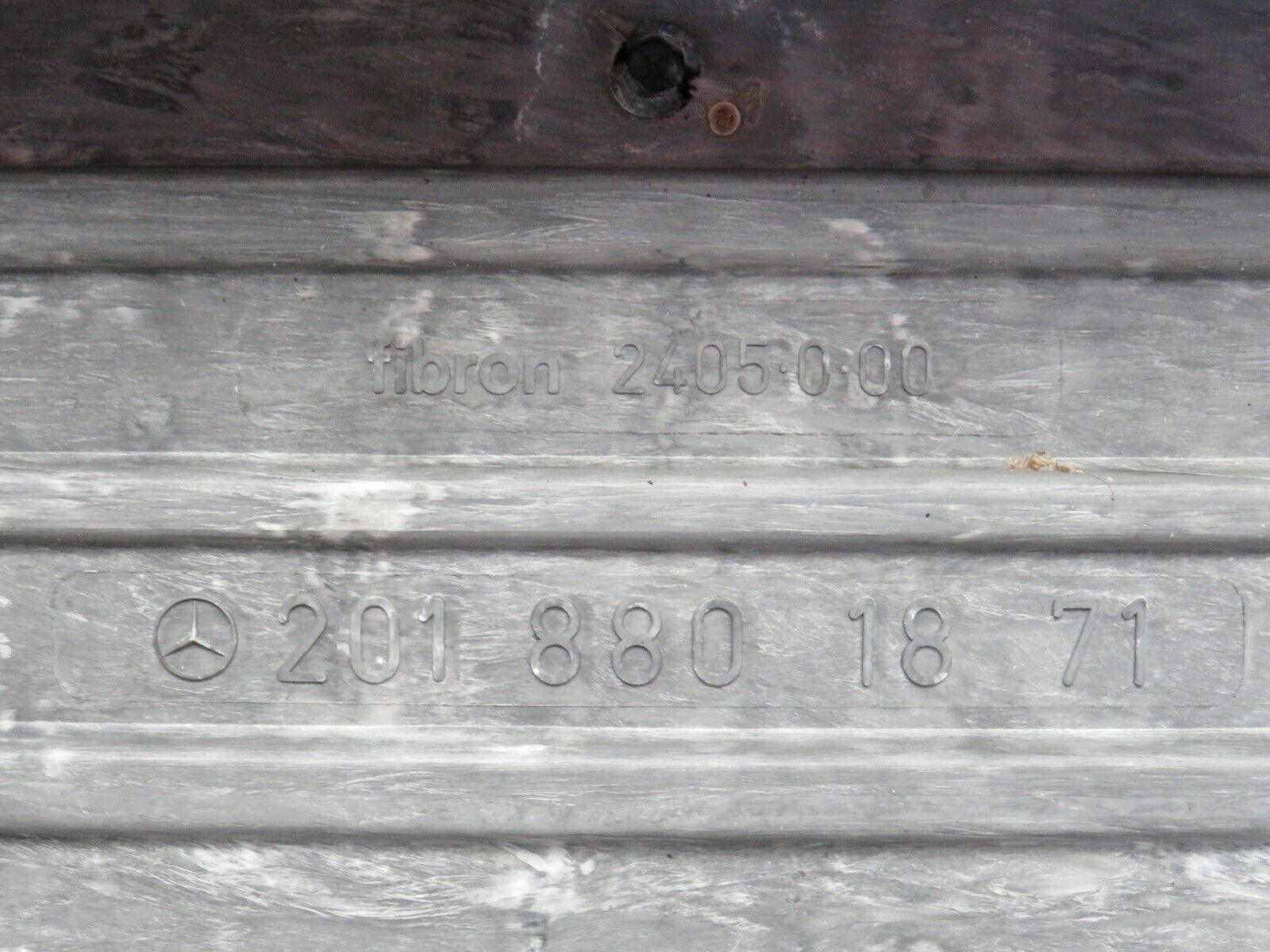 36604 Mercedes-Benz W201 190E 2.0L Rear Bumper 2018801871 2018851625