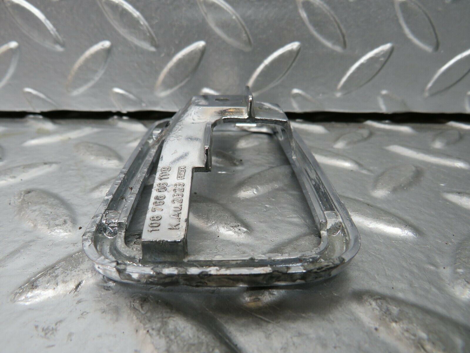 23256 Mercedes-Benz W116 350SE Chrome Frame For Door Opener Right 1087660611