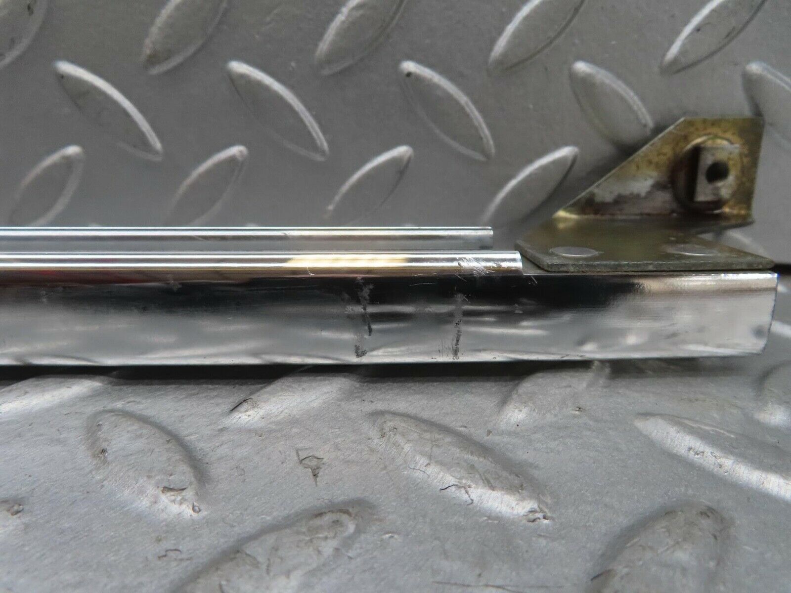13586 Mercedes-Benz W123 200 Rear Left Chrome Window Channel