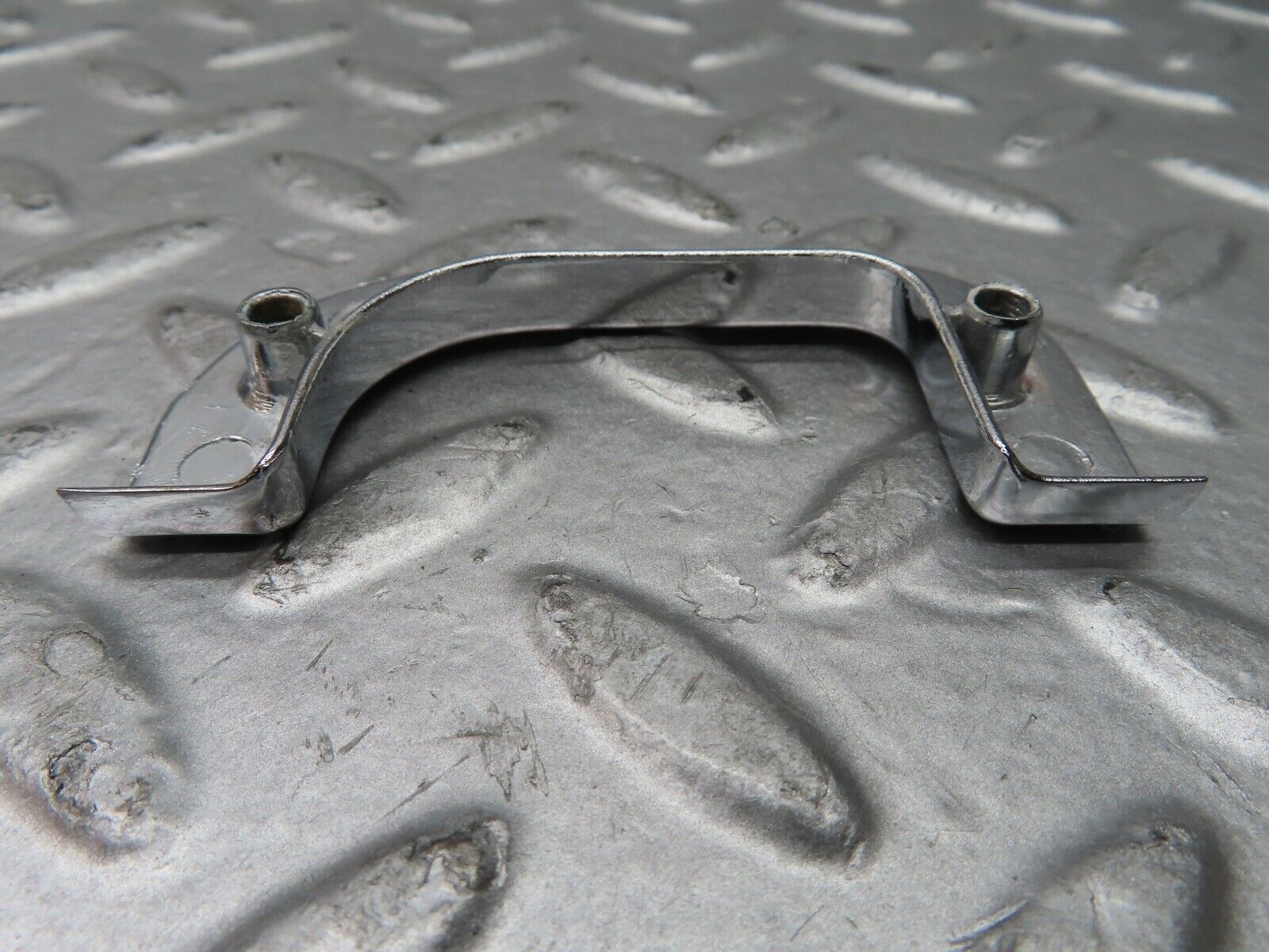 21490 Mercedes-Benz W126 300SE Right Chrome Door Latch Trim 1237230224