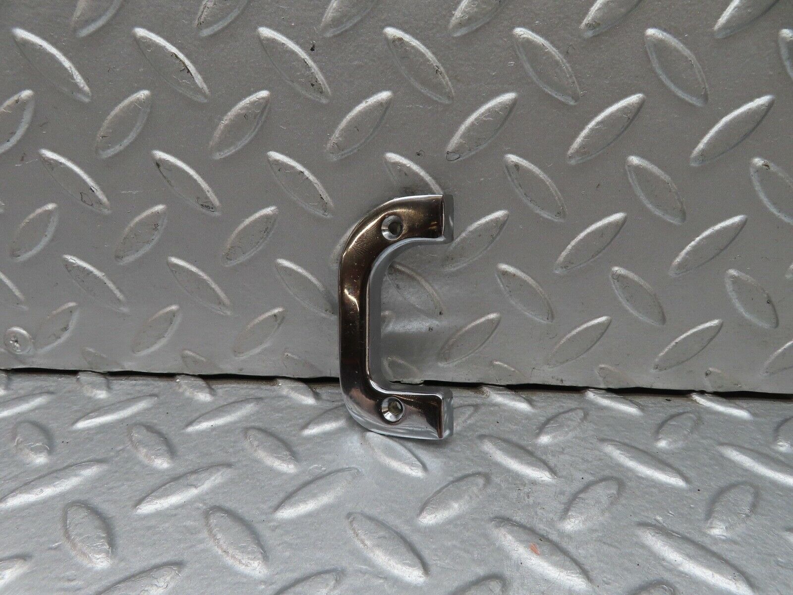 17953 Mercedes-Benz W123 200 Right Interior Chrome Door Latch Trim 1237230224