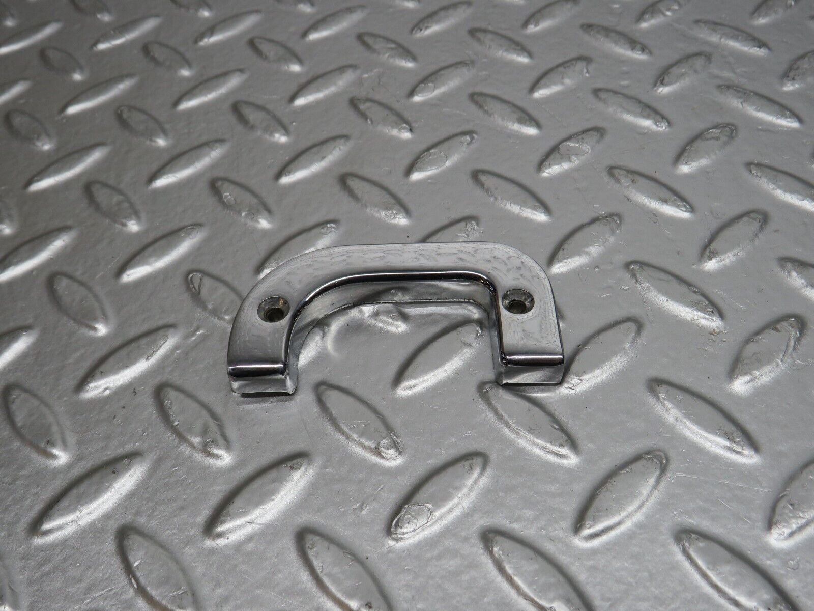 32179 Mercedes-Benz W123 230E Left Interior Chrome Door Latch Trim 1237230124