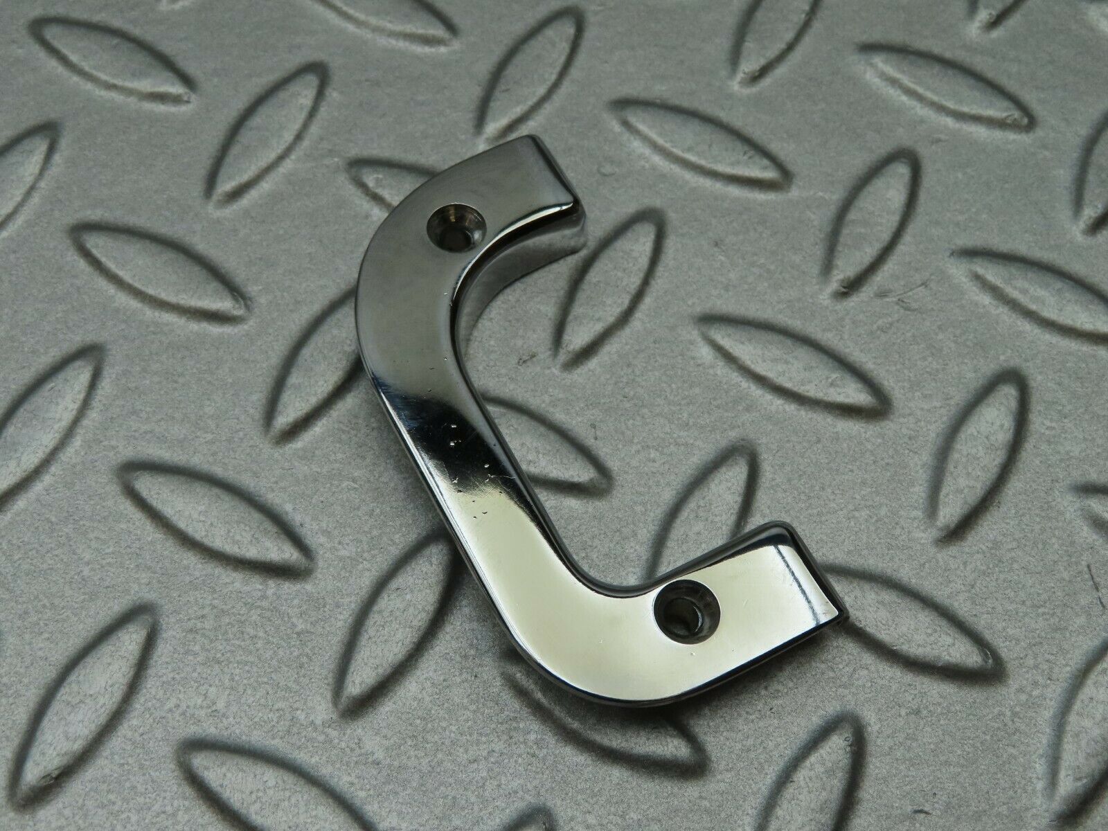 4528 Mercedes-Benz W123 230E Right Interior Chrome Door Latch Trim 1237230224