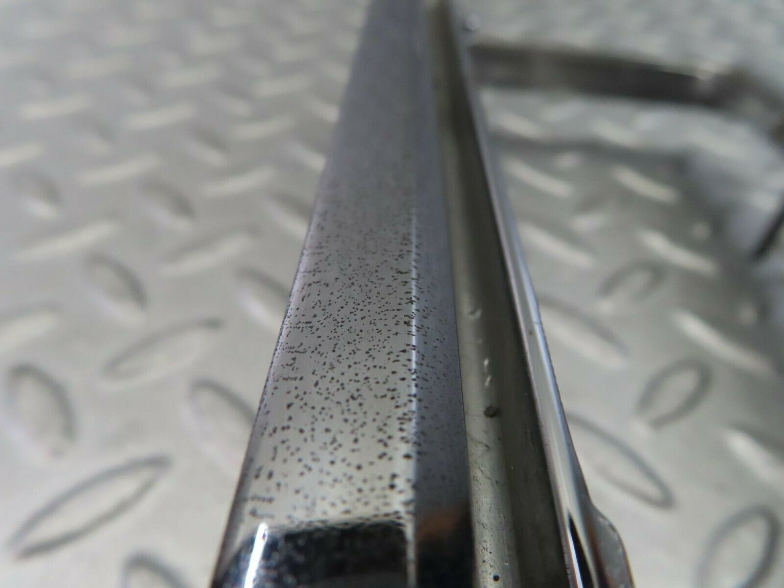 8485 Mercedes-Benz W115 Tail Light Chrome Frame Left 1158260159