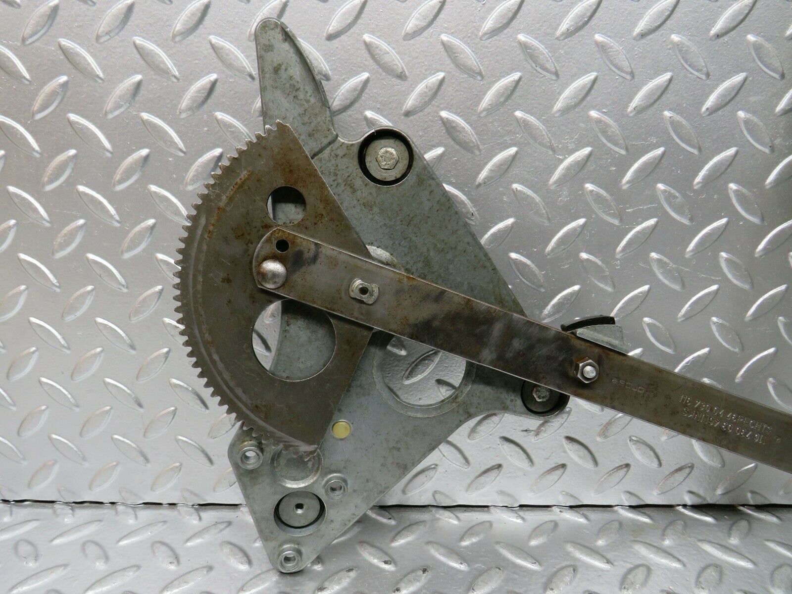 23213 Mercedes-Benz W116 350SE Rear Left Power Window Regulator 1167300346