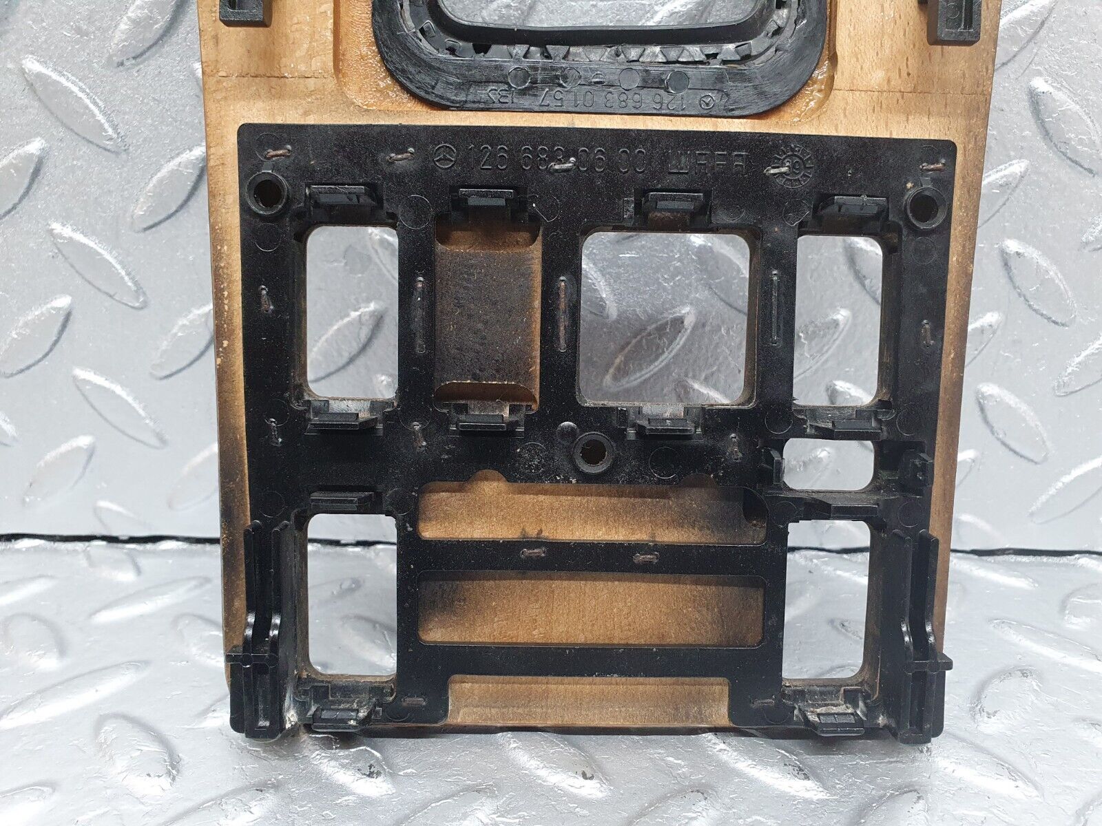 40921 Mercedes-Benz W126 300SE Centre Console Wood Panel 1266830157