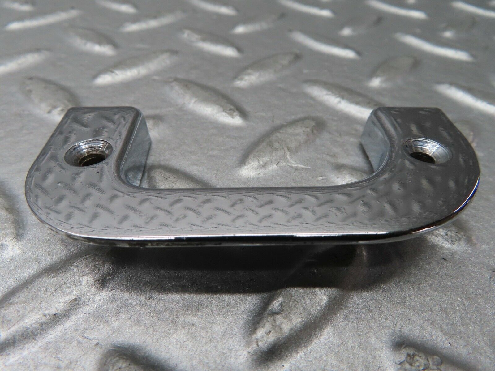 19166 Mercedes-Benz W123 300D Left Chrome Door Latch Trim 1237230124