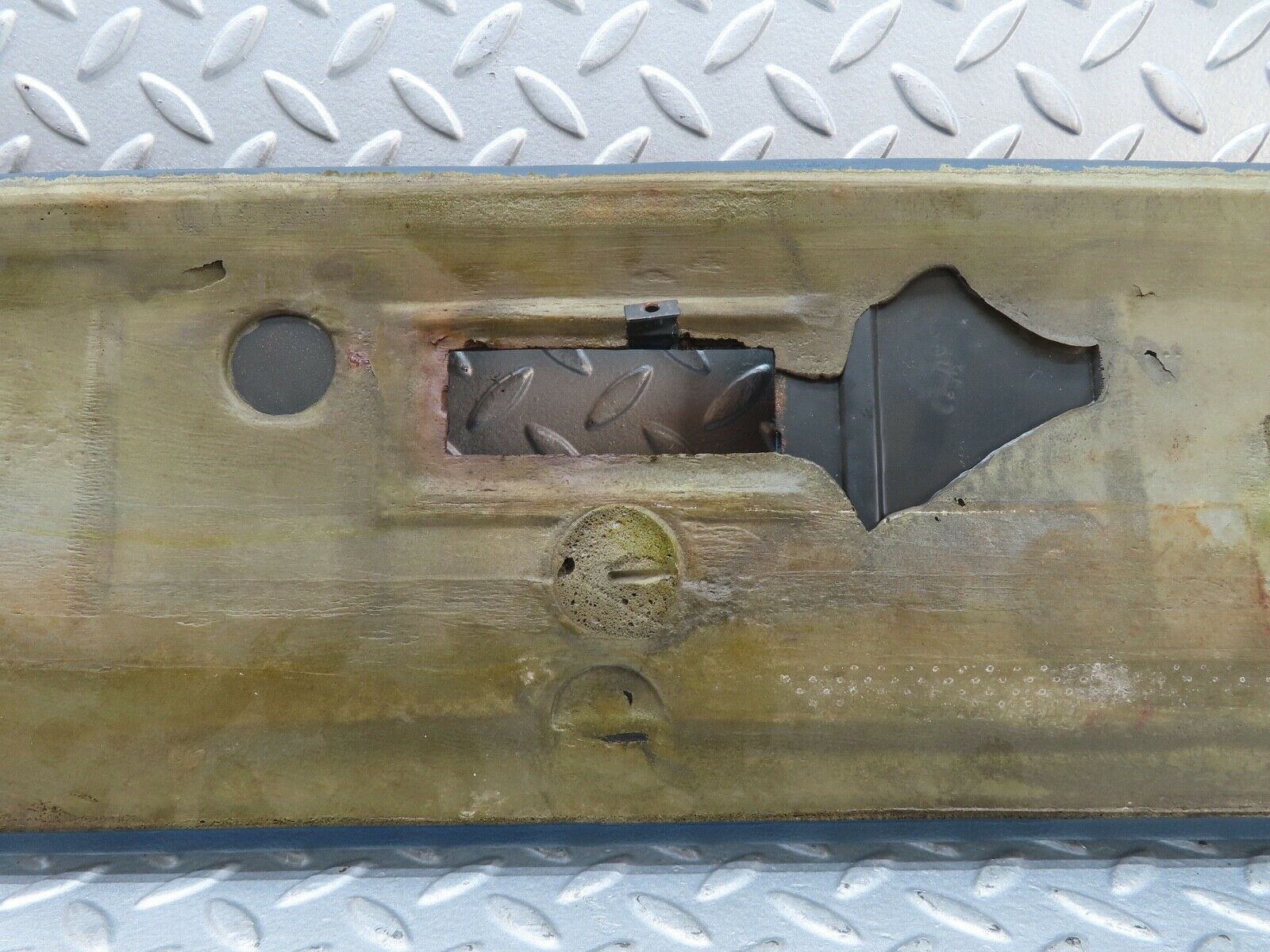 17513 Mercedes-Benz W116 450SEL Rear Headlining Roof Panel Blue