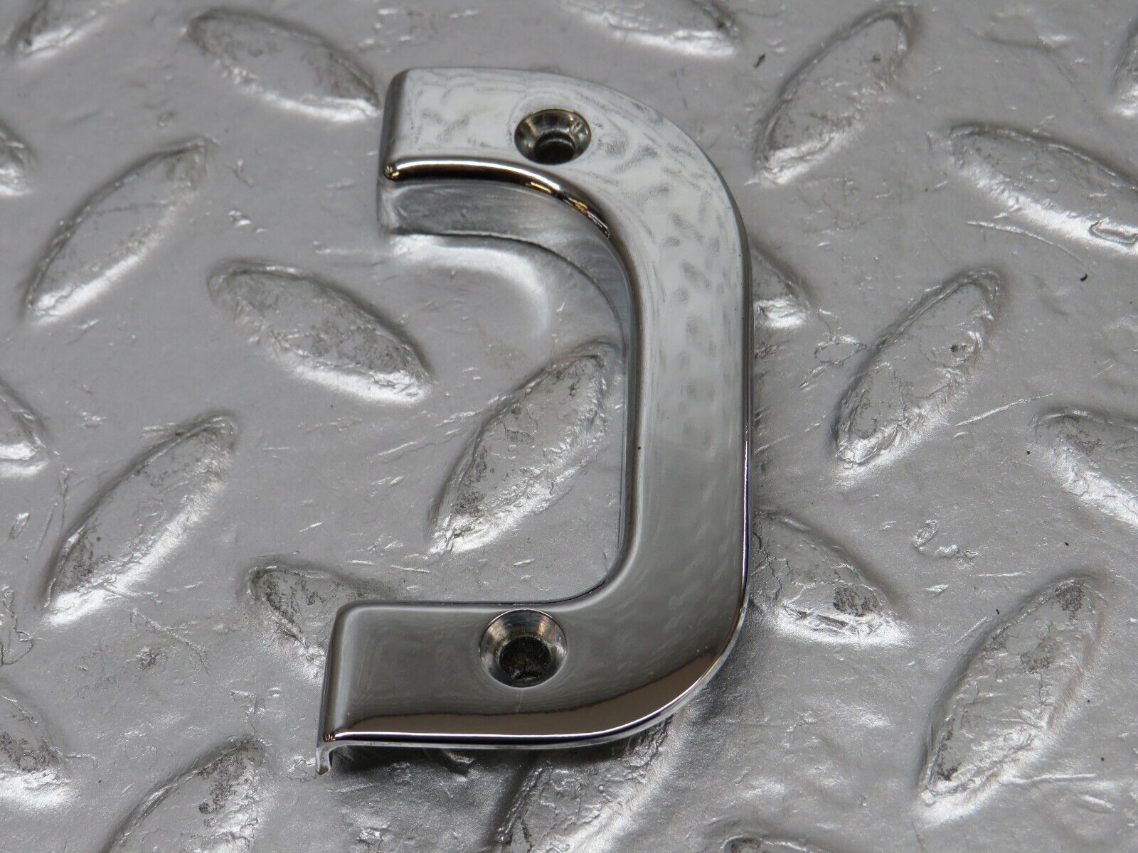 34316 Mercedes-Benz C126 380SEC Left Interior Chrome Door Latch 1237230124