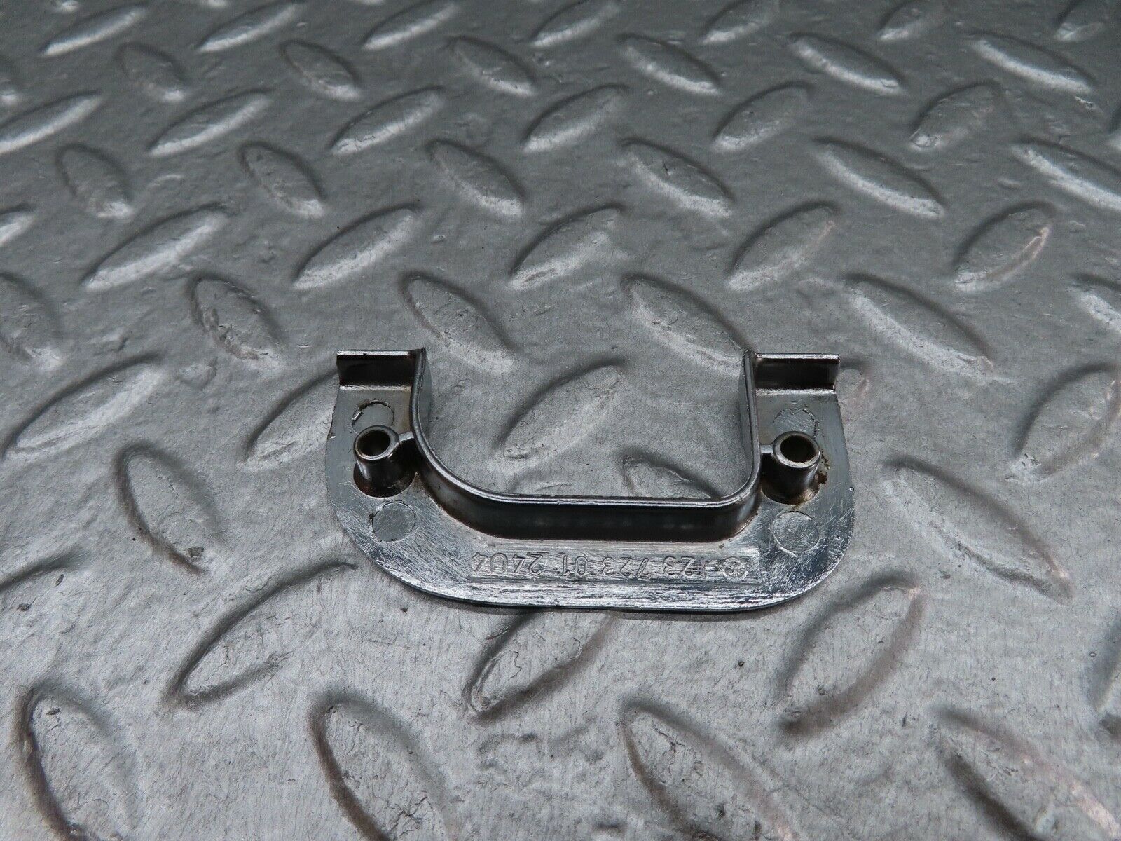 17951 Mercedes-Benz W123 200 Left Interior Chrome Door Latch Trim 1237230124