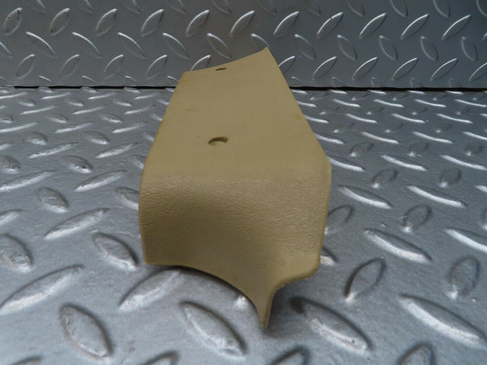 13478 Mercedes-Benz W123 200 B Pillar Bottom Cover Right Side Cream 1236922222