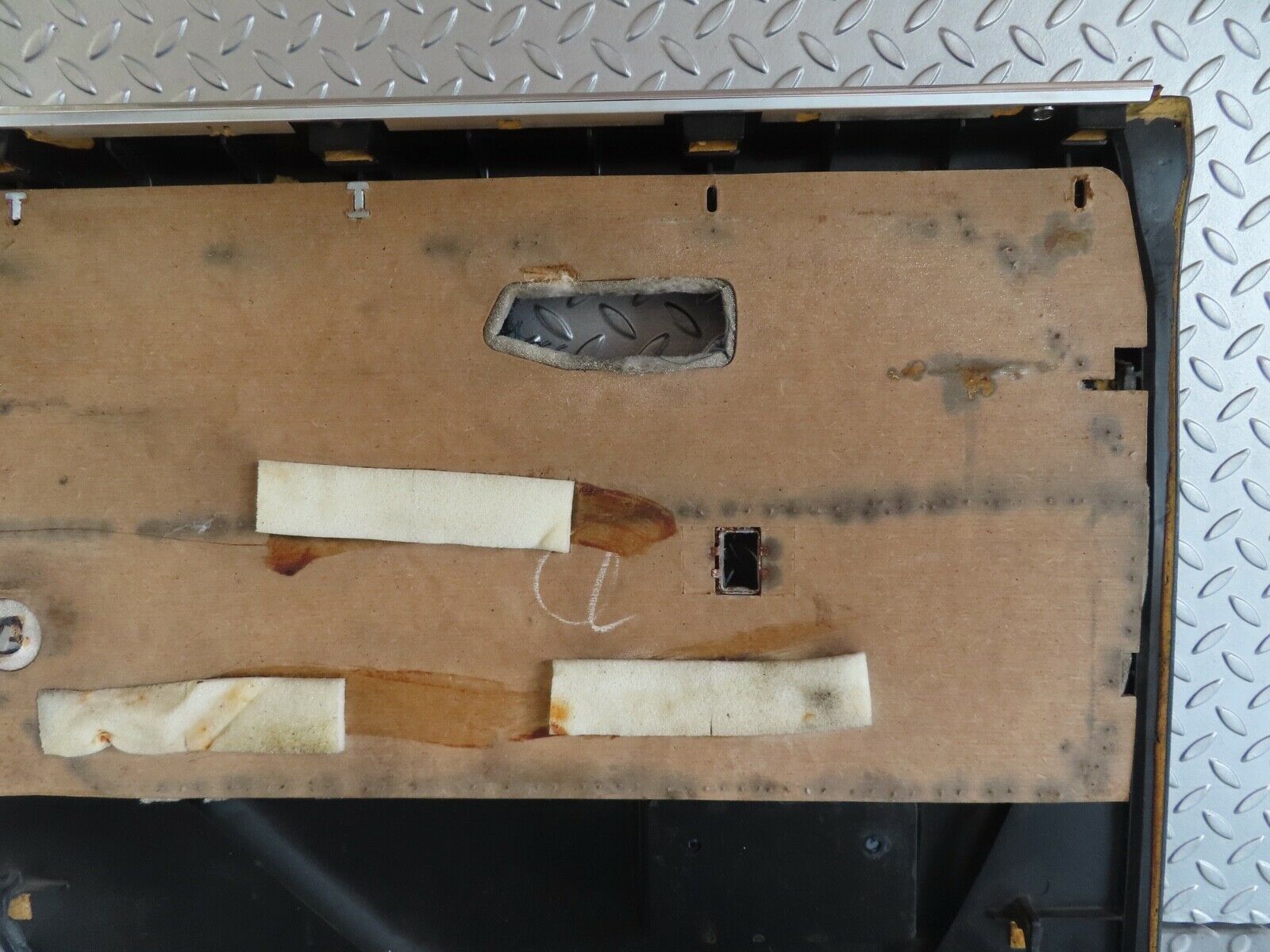 17740 Mercedes-Benz W116 450SEL Rear Right Door Card Blue