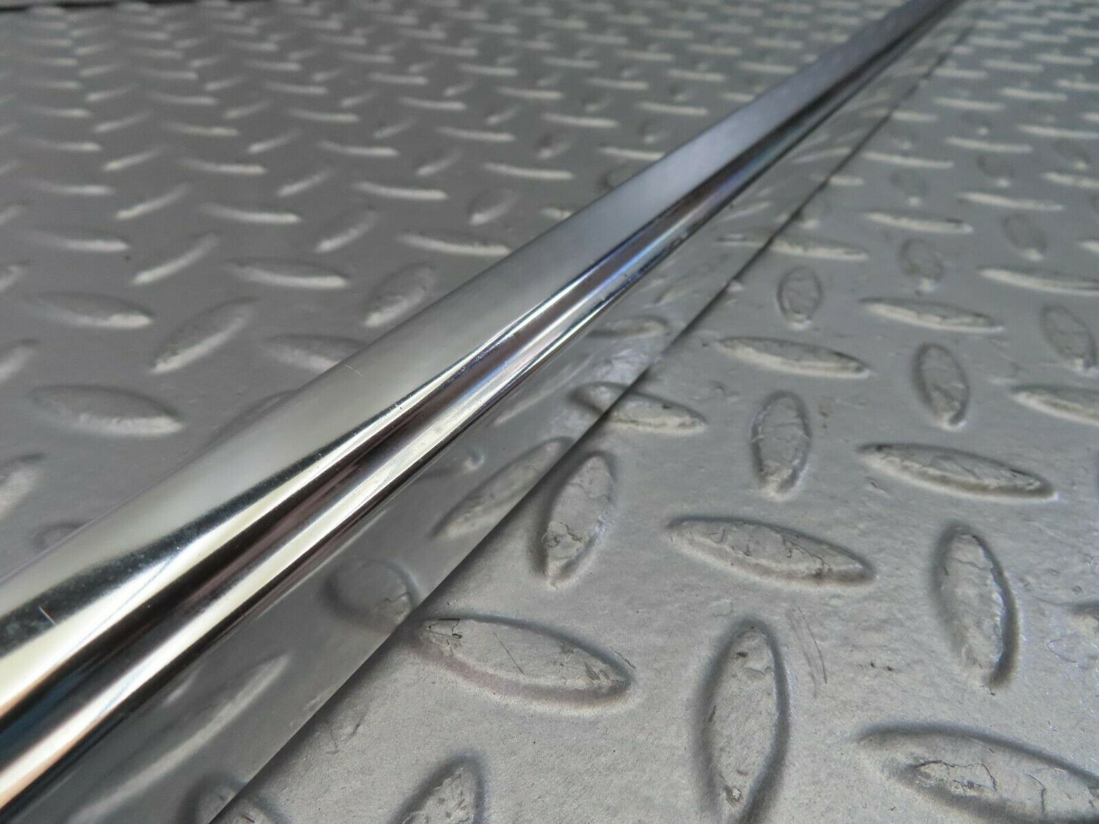 10300 Mercedes-Benz W115 Rear Left Door Chrome Moulding Trim