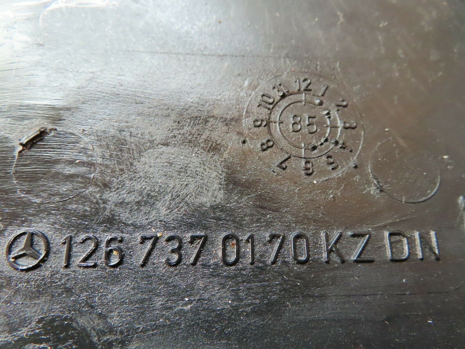 6054 Mercedes-Benz W126 380SE Rear Left Door Card Palomino 1267370170