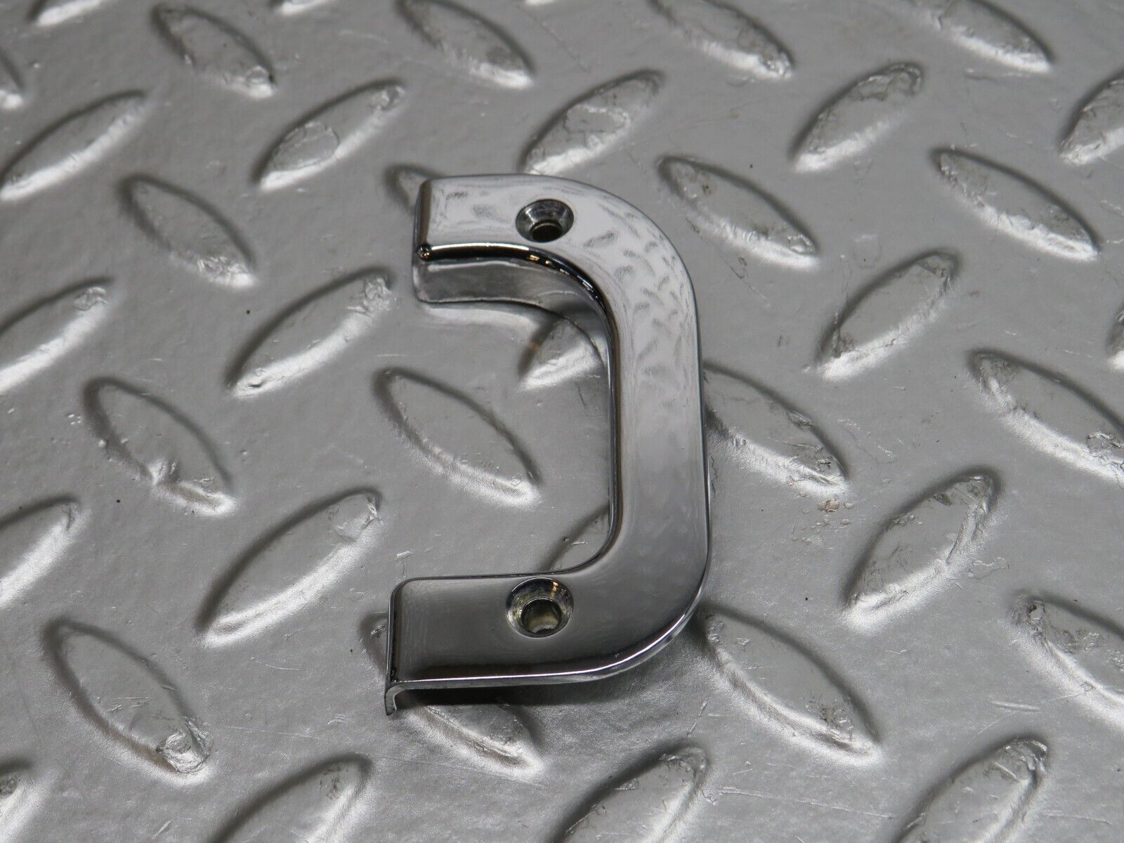 32178 Mercedes-Benz W123 230E Left Interior Chrome Door Latch Trim 1237230124