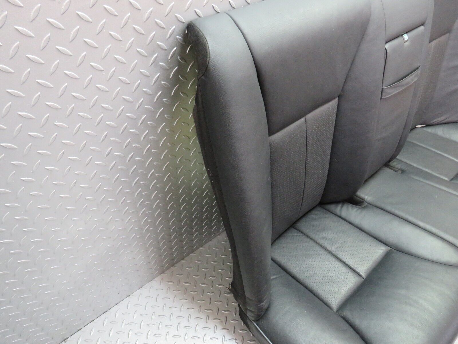 34724 Mercedes-Benz W210 320E Rear Seat Black Leather 2109200250 2109201716