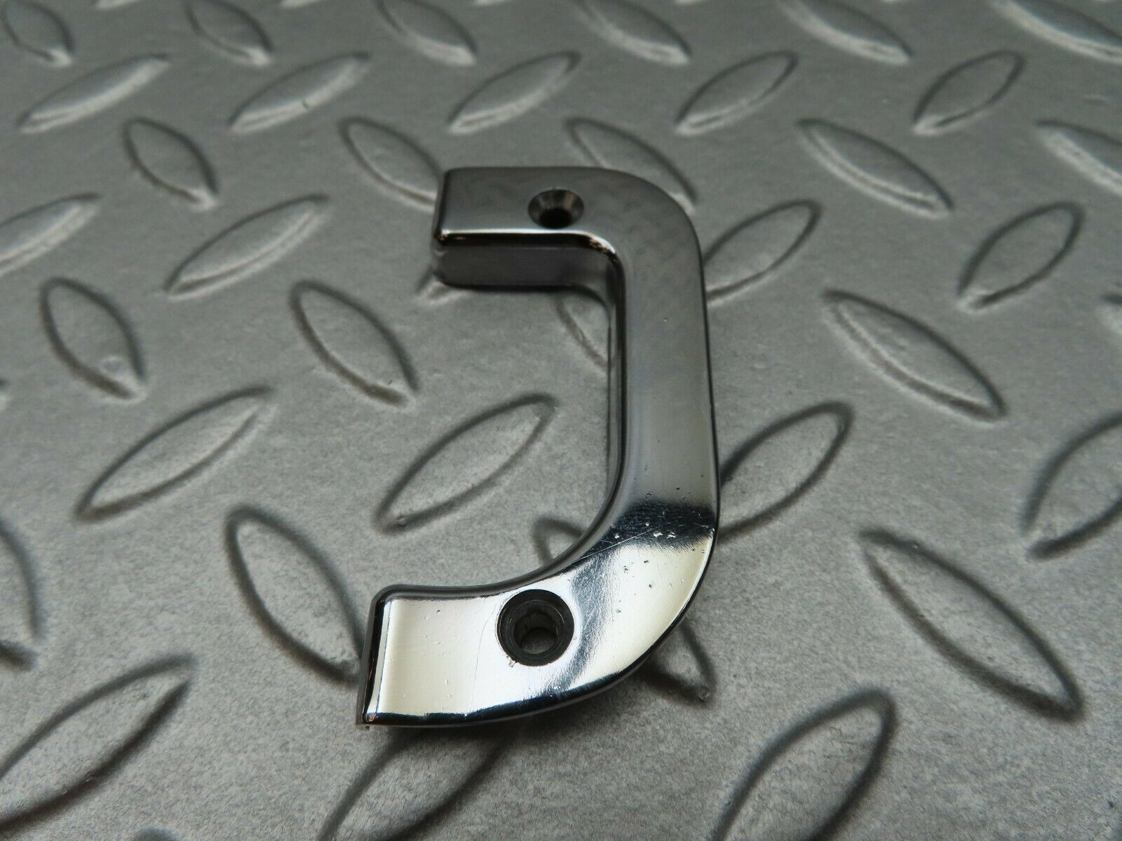 4529 Mercedes-Benz W123 230E Right Interior Chrome Door Latch Trim 1237230224