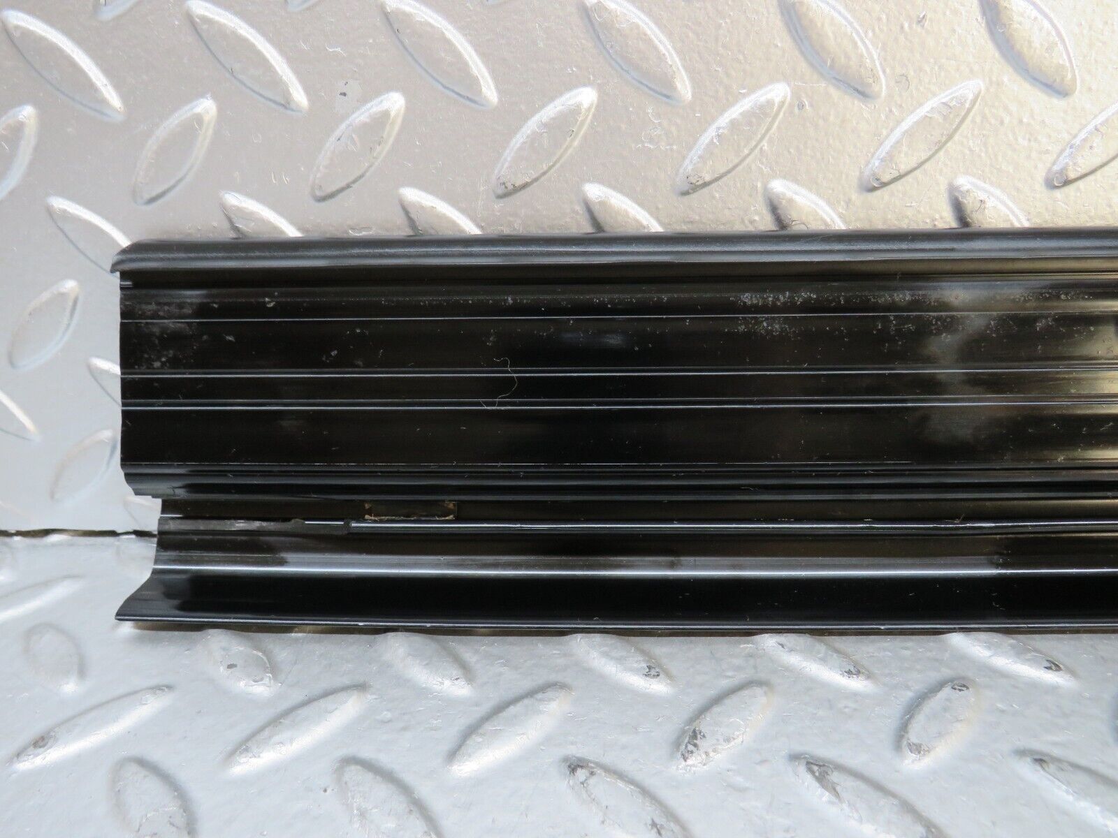 28252 Mercedes-Benz S123 240D Wagon Rear Left Door Sill Trim Black
