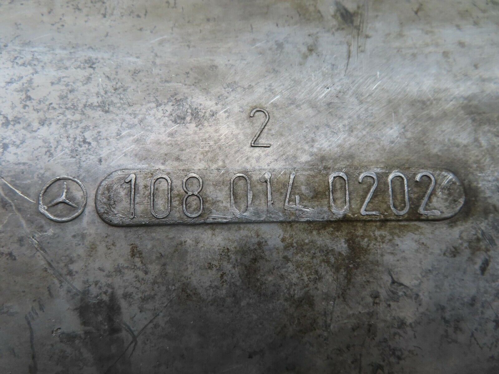 13826 Mercedes-Benz W111 230S Oil Pan Oil Sump 1080140202