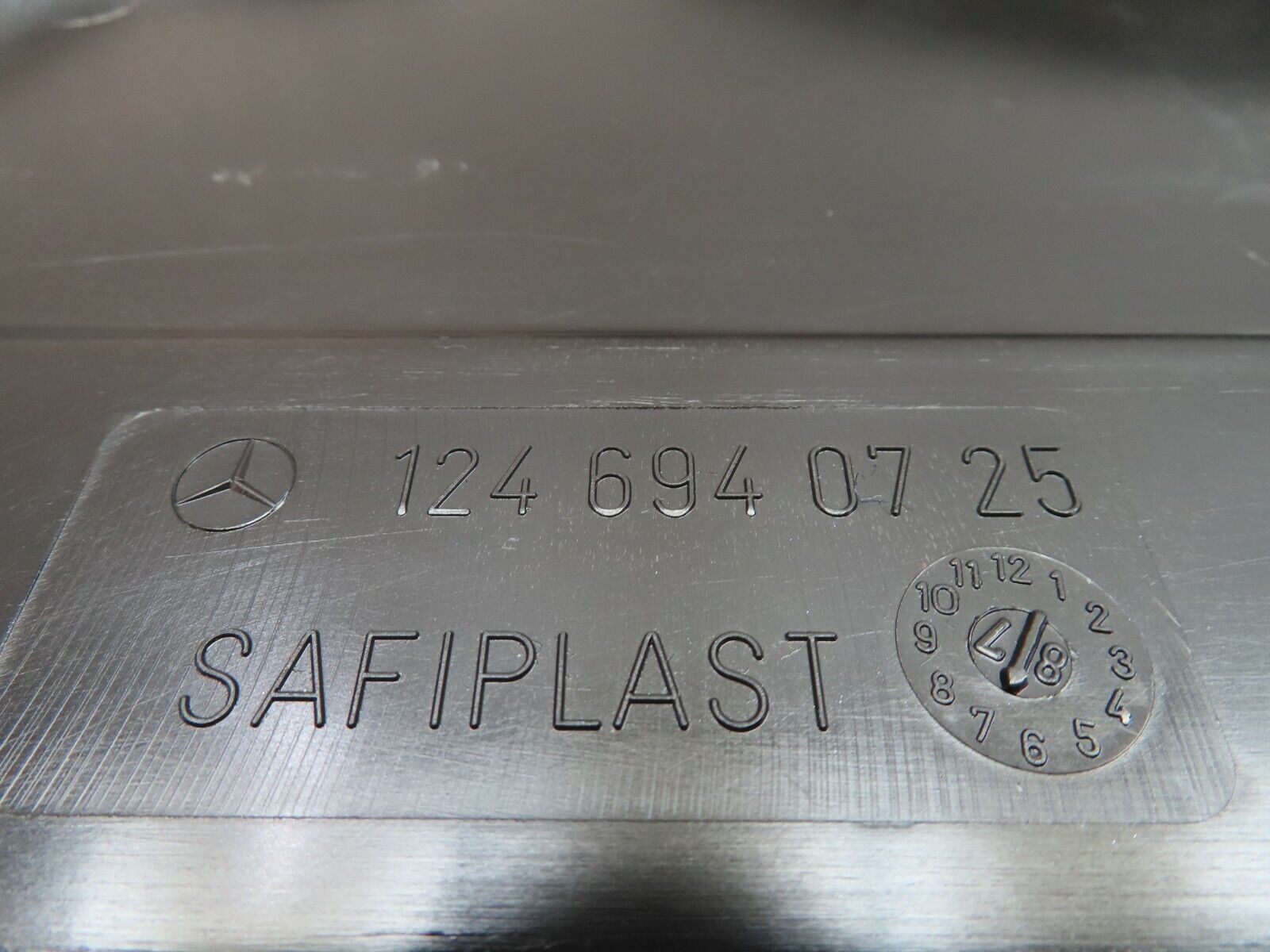 9573 Mercedes-Benz C124 300CE Coupe Trunk Lock Trim Panel 1246940725