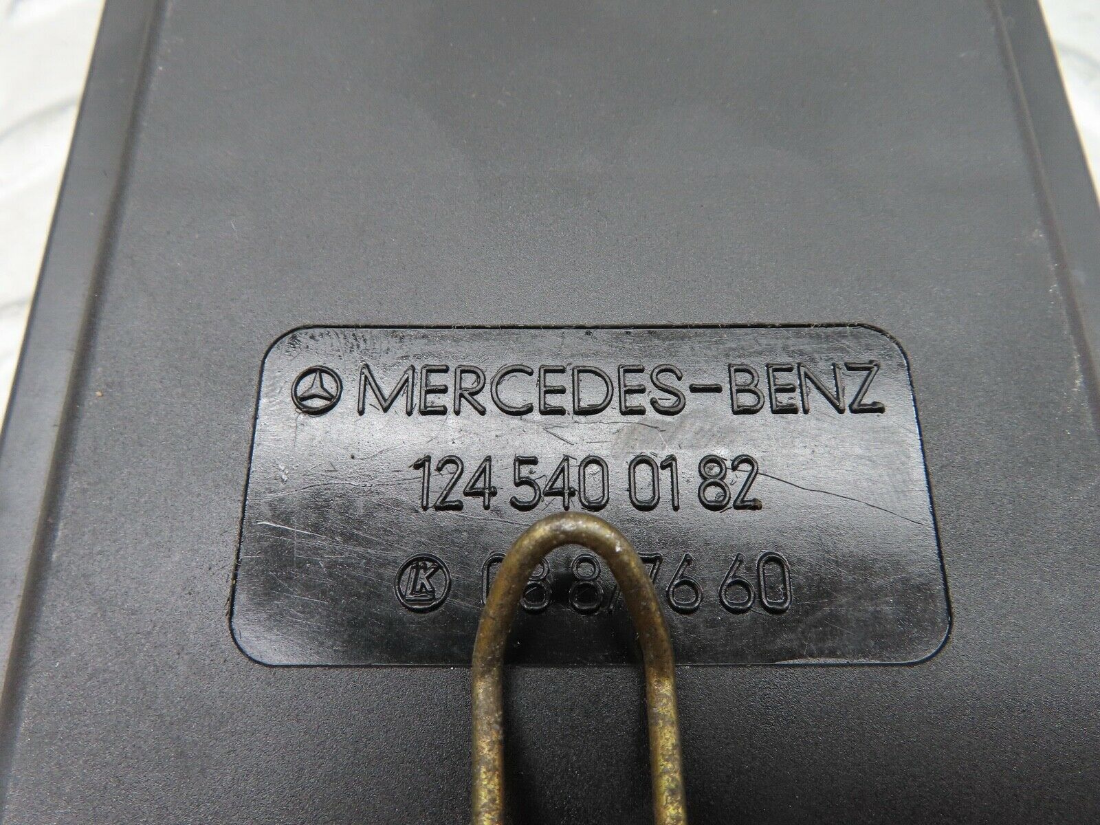 17096 Mercedes-Benz R129 300SL Coupe Fuse Box Cover Lid 1245400182