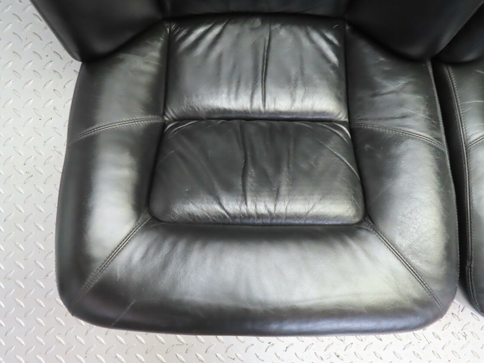 19412 Mercedes-Benz C140 CL420 Coupe Rear Seat Black Leather