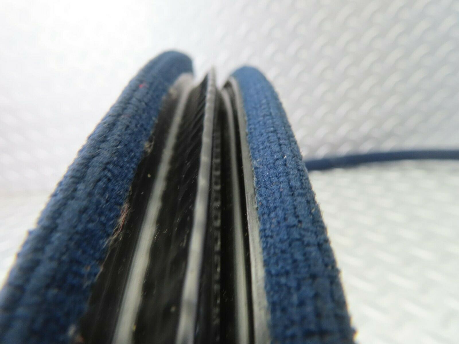 10336 Mercedes-Benz W201 190E Rear Right Cloth Covered Door Seal Blue