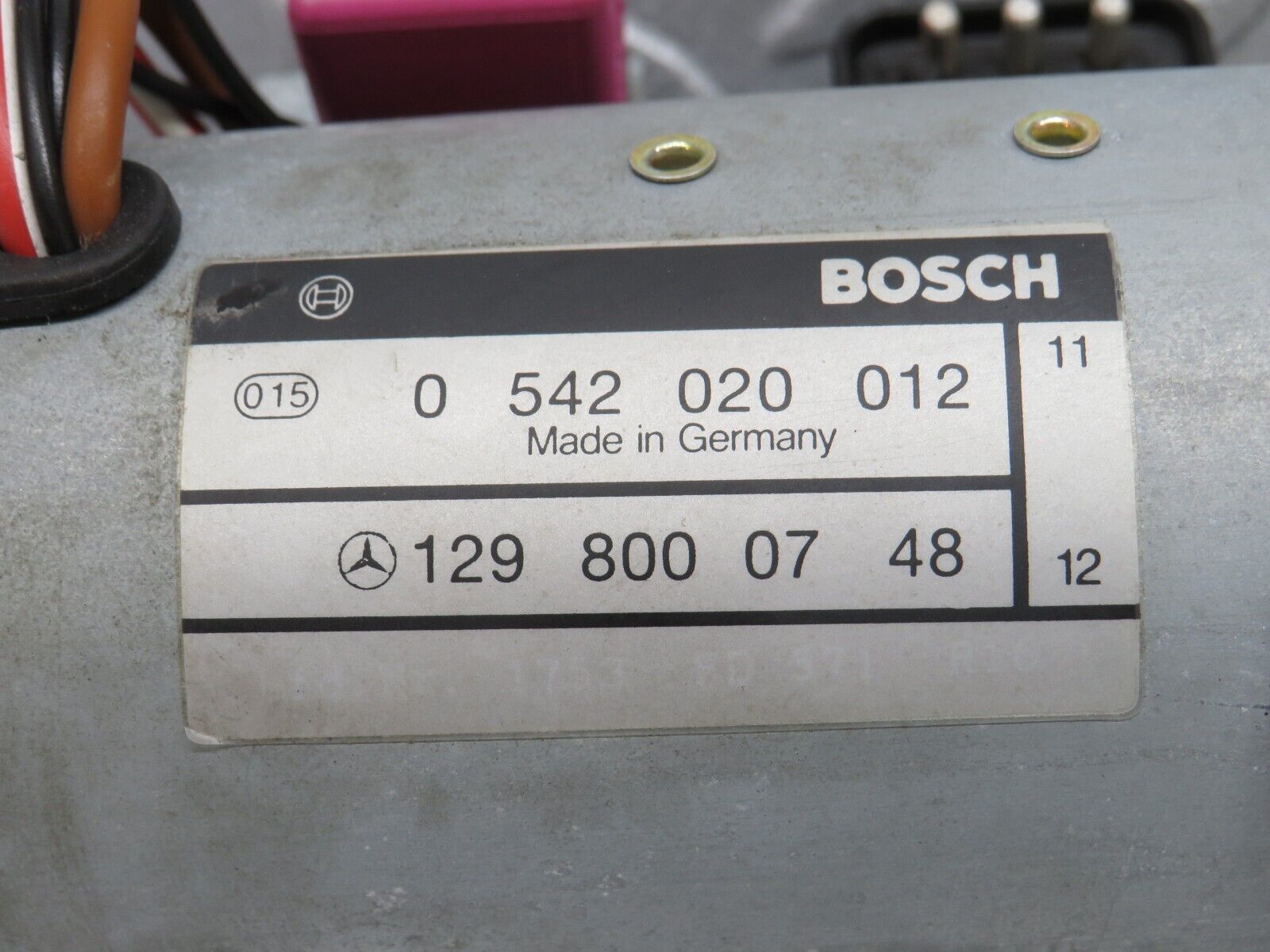 39397 Mercedes-Benz R129 320SL Coupe Roof Hydraulic Pump Bosch 1298000748 0542020012