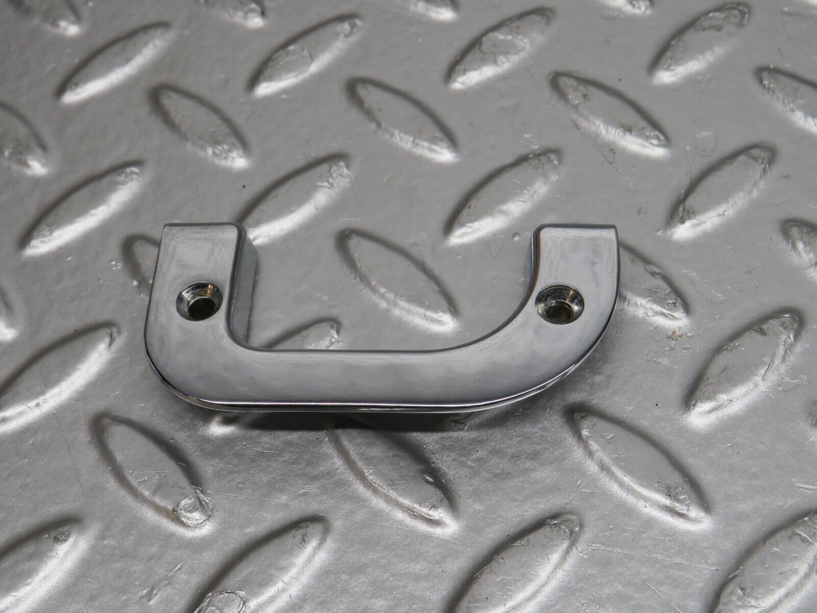 32178 Mercedes-Benz W123 230E Left Interior Chrome Door Latch Trim 1237230124