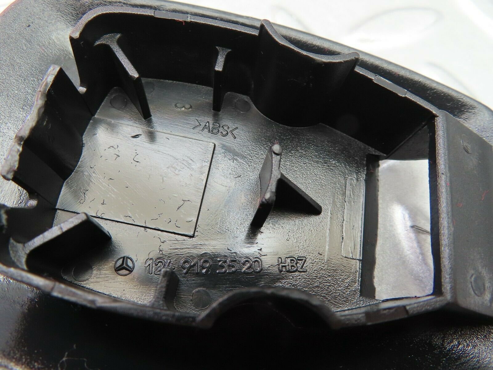 6599 Mercedes-Benz S124 E220 Wagon Seat Belt Runner With Cover 1249193520