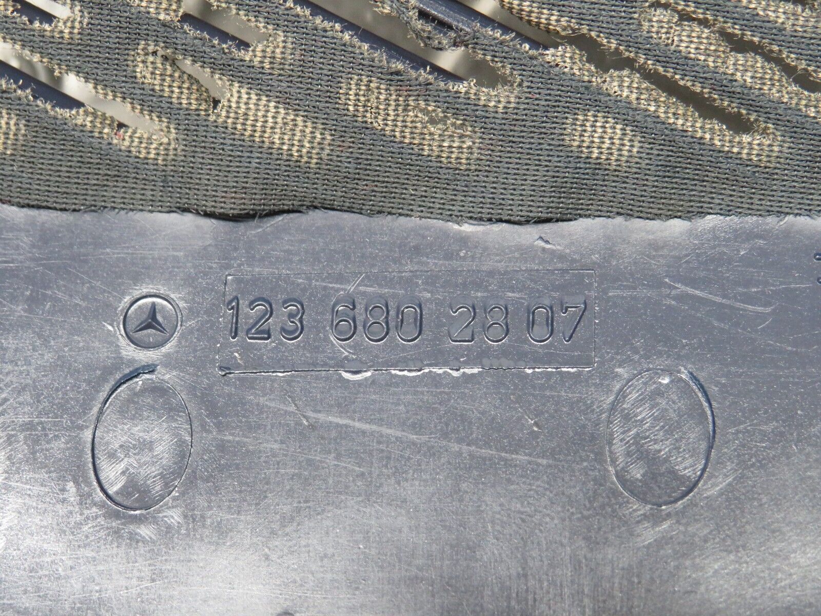 26876 Mercedes-Benz W123 240D Dashboard Speaker Covers 1236802707 1236802807
